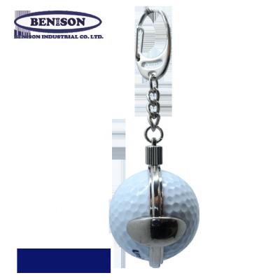 China Golf Ball Holder With Lobster Clip Golf Ball Holder With Lobster Clip OEM Design Good Quality Metal Golf Ball Holder Key Chain For Golfer for sale