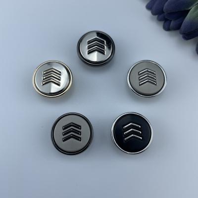 China Customized high quality fashionable nickel free alloy metal snap fastener 4 part snap buttons with logos for sale