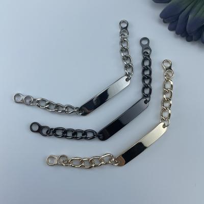 China Customized Shiny High Quality Fashionable Fancy Iron Zinc Alloy Brass Metal Plating Necklace Chain For Coat AY7152 for sale