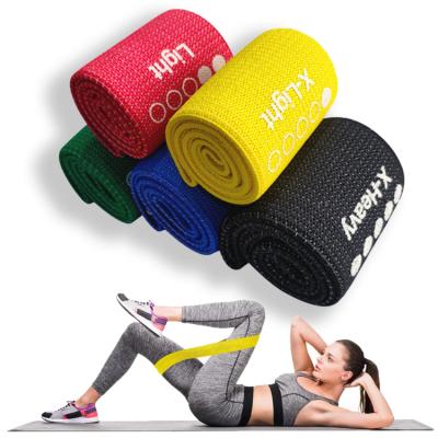 China Low MOQ Comfortable Custom Printed Wholesale Fitness Hip Cloth Workout Band for sale