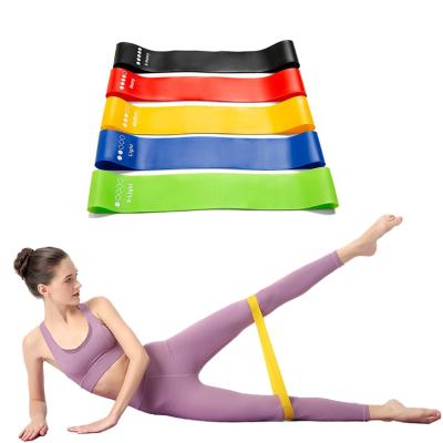 China Home Exercise Custom Printed Letsfit Sport Resistance Loop Bands Bulk Loop Resistance Bands Exercise Bands Kit for sale