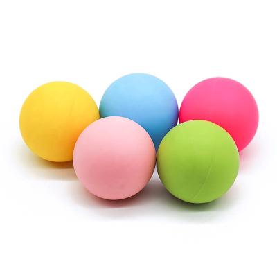 China Custom Printed Rubber Yoga Lacrosse Ball Silicone Massage Ball Lacrosse Massage Ball Set for sale