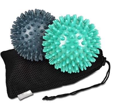 China Mini Roller Massage Ball Spike Ball Spike Shape PVC Massage Spike Ball Pain Relief for sale