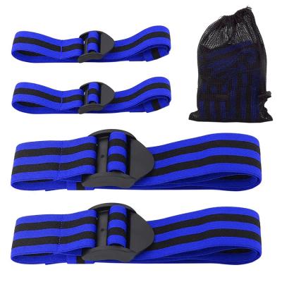 China Classic Polyester Fabric FBs Bands Blood Flow Restriction Occlusion Training Tape For Arm And Leg Custom Color for sale