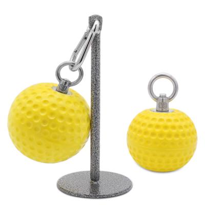 China Arm Training Non Slip 97mm Power Training Wrist Finger Barbell Pull Up Climbing Grip Ball for sale