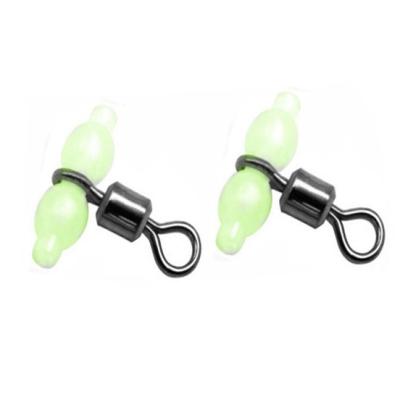 China Rikimaru Luminous Squash Bearing Rotating Peach Swivel Snap With Bearing Pearl Beads Squash Luminous Bearing for sale