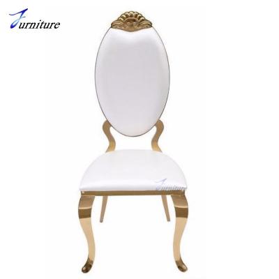 China Stacking Stacking Stainless Steel Gold Wedding Chairs Event for sale