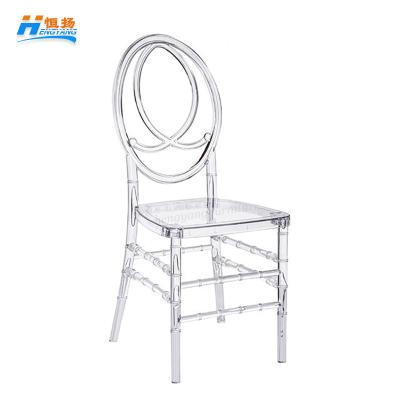 China KD Polycarbonate Wholesale PC Resin Phoenix Chair Transparent Wedding for sale