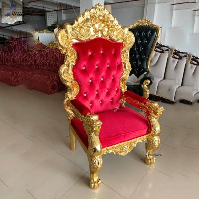 China Wedding Cheap Event Party Arm King Throne Chairs Wedding for sale