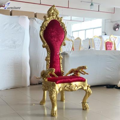 China Wedding Wholesale Cheap Event Party King Back High Throne Chairs Wedding for sale