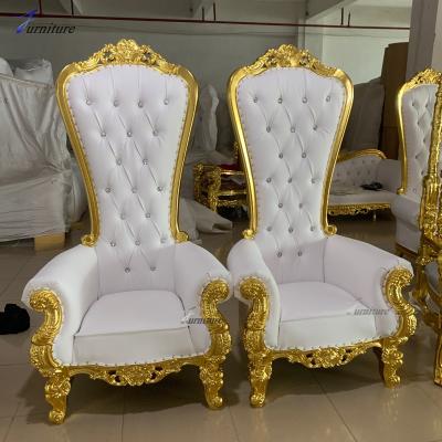 China Wedding Wholesale Cheap Event Party King Back High Throne Chairs Wedding for sale