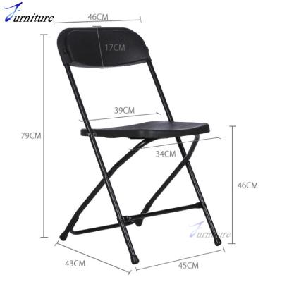 China Wholesale High Quality Cheap Office Conference Party KD Garden Folding Plastic Chair Event for sale