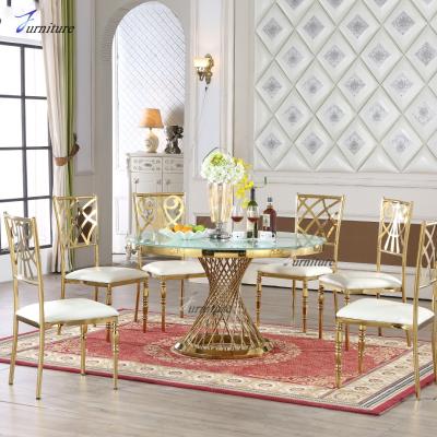 China Stacking Decoration Wedding Round Table And Chair Event for sale