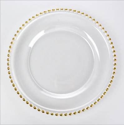 China Stacking decoration wedding table plate dish for sale