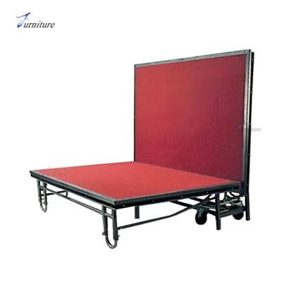 China Mobile Wedding Stage Platform Folding Portable Background for sale