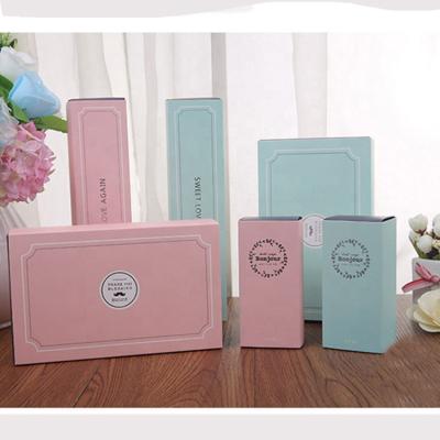 China Recyclable Biodegradable Lip Gloss Slide Drawer Scarf Packaging Gift Box Wedding for sale