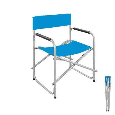 China Custom Lightweight Aluminum Frame Folding Outdoor Metal Folding Camping Chair Wholesale Easy Carry Foldable Directors for sale