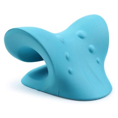 China Shoulder Relaxer Stretcher Chiropractic PU Neck Foam Pillow for sale