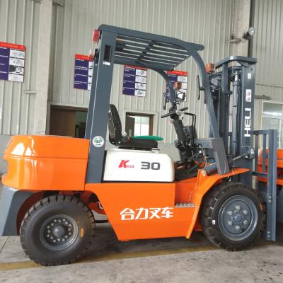 China Electric forklift 3.5Ton hotels heli forklift CPCD35 free motors diesel forklift for sale