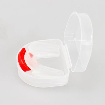 China Protective Tooth Double Tooth Guard , Sports Mouth Guard With Plastic Box , Double Teeth Guard For Boxing for sale