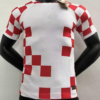 China Croatia Home Of Soccer Away Jackets/Shirts Wholesale Soccer Shirts With Logo Wholesale Thai High Quality Mens Soccer Shirts for sale