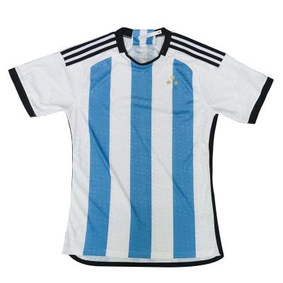 China Jackets Wholesale New High Quality Soccer Shirts And Uniforms Customized Top Argentina 22/23 Thai Home Soccer Uniforms for sale