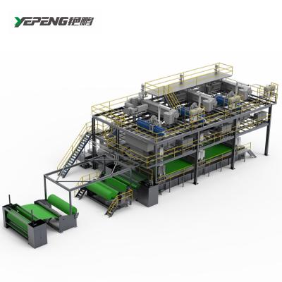 China Building Material Shops RPET Non Woven Production Line for sale