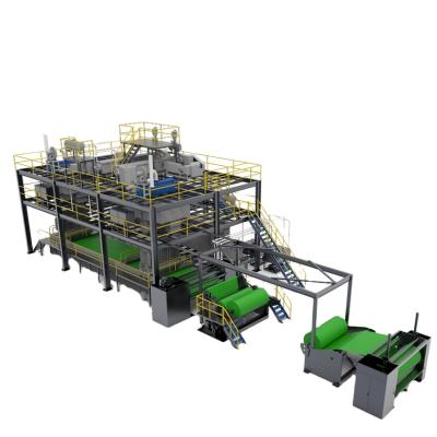 China Factory Single Beam Non Woven Fabric Making Machine Price 2.2M Nonwoven Making Machine for sale