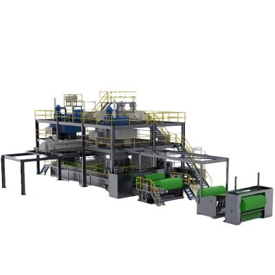 China Building Material Stores SMMS Polylactic Acid PLA Meltblown Fabric Nonwoven Machine For Disposable Surgical Garments Nonwoven Winding Machine for sale
