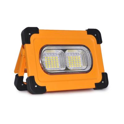 China Portable Solar Outdoor Work Light Outdoor Floodlight Garden Emergency USB LED Camping Lamp High Rechargeable Bluetooth for sale