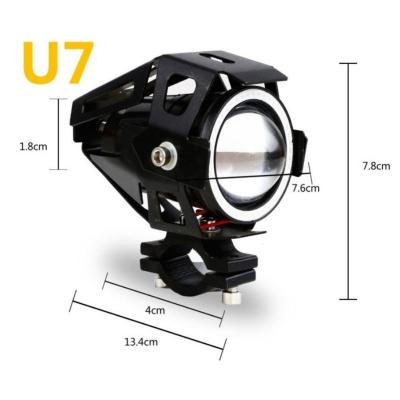 China Aluminum Mini Projector Lens LED Light Car LED Headlights Bulb Headlight For Motorcycle 15000LM 6000K U7 White for sale