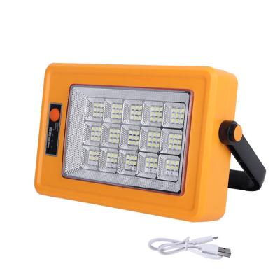 China Multi-Function Power Bank Emergency LED Portable Solar Stadiums Floodlight Flood Light for sale