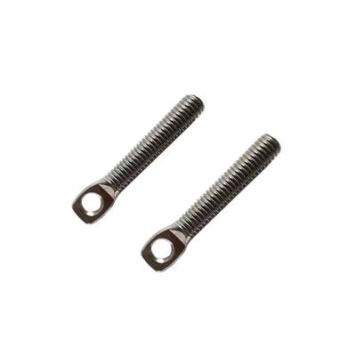 China Anti-Corrosion Galvanized Main Eye Bolts Thread Special Cold Forming Hagoita Hole Bolt Full Carbon Steel Flat Product for sale