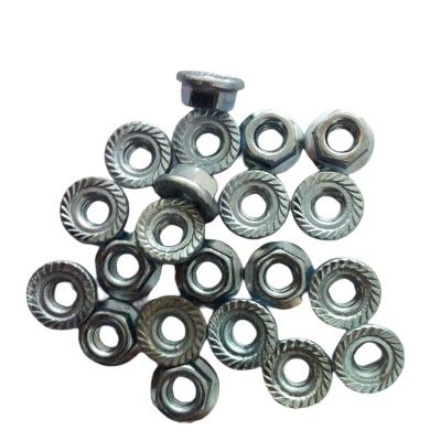 China Factory Manufacturer Anti-Corrosion Fasteners Plain Carbon Steel Hex Flange Nut for sale