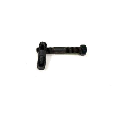 China Anti - Corrosion Black High Tensile Threaded Studs Half Thread Din939 Double Ends Bolts Stud Bolt for sale