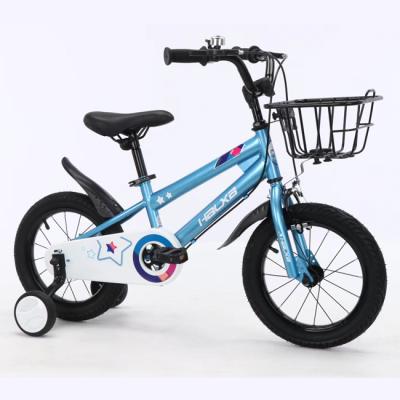 China Diseño sencillo Bicicleta ligera para niños con sillas ajustables de cesta de acero en venta