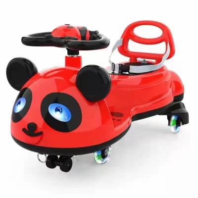 China Niños diseñados por pandas montan en coches oscilantes resistentes a la abrasión en venta