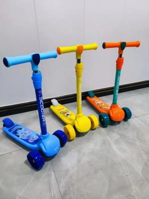 China Kinder Kick Scooter 3 Rad Stehen Scooter mit PU-Rädern zu verkaufen