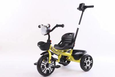 China Boys Girls Three Wheel Trike Children Tricycle With Parents Care Push Bar for sale