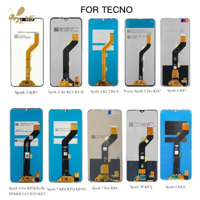 China shenzhen lcd manufacturer smartphone touch lcd screen replacement for tecno lcd for tecno air spark 3 4 5 6 7 pro C7 LA7 k7 kc8 for tecno 3 air 4 5 6 7 pro C7 LA7 k7 kc8 Y2 W4 for sale