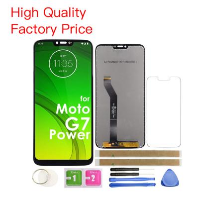 China High quality mobile phone display touch screen for moto g7 power lcd with frame for moto g 1er g lcd for moto e parice for g power 1er of MOTO's G7 for sale