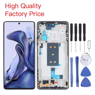 China Mobile phone lcd display for xiaomi 11t pro amoled screen replacement for xiaomi explorer edition 8 screen replacement for xiaomi 11T for sale