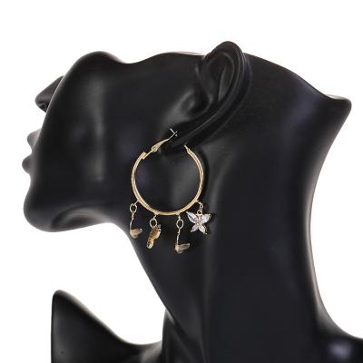 China Trendy New Designer Fashion OEM Design Stainless Steel Hoop Earrings Custom Made for sale