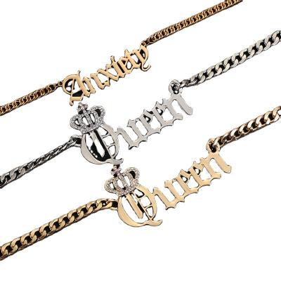 China Good Quality TRENDY Promotional Fashion Customized Color Gold Necklace Chain for sale