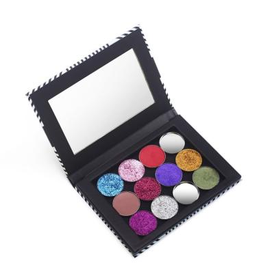 China Recycled materials custom empty eyeshadow makeuppalette packaging gift paper eyelash box for sale