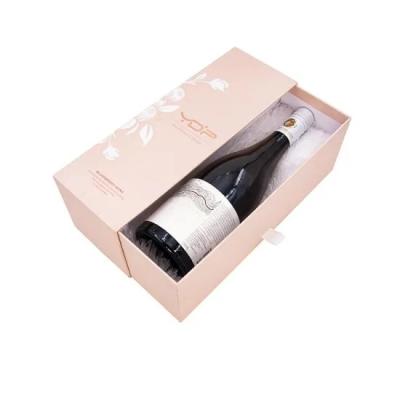 China High Quality Recycled Materials Logo Drawer Box Gift Wine Box Custom Packaging In Paper Boxes for sale