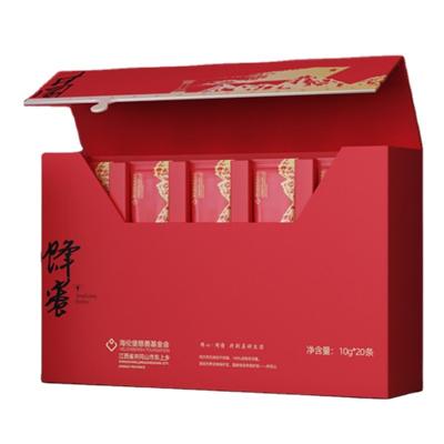 China Recycled Materials 2021 New Exquisite Small Package Beverage Outer Gift Box for sale