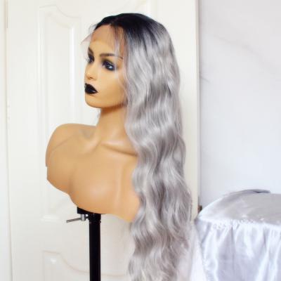 China Wholesale Brazilian Virgin Remy Human Hair From Jerry Curly Gray Color Full Lace Wigs Factory With Baby Hair for sale