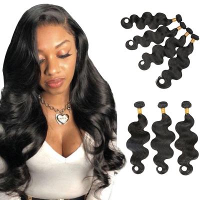 China Free Sample India Hair Loose Wave Body Wave Bundles Virgin Cuticle Aligned Hair Bundle With Packaging Boxes for sale