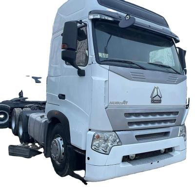 China Howo A7 420hp 6x4 Euro2 Truck Lhd Rhd Trailer Truck Euro 3 Sinotruk Tractor Truck 6875*2496*3730mm for sale